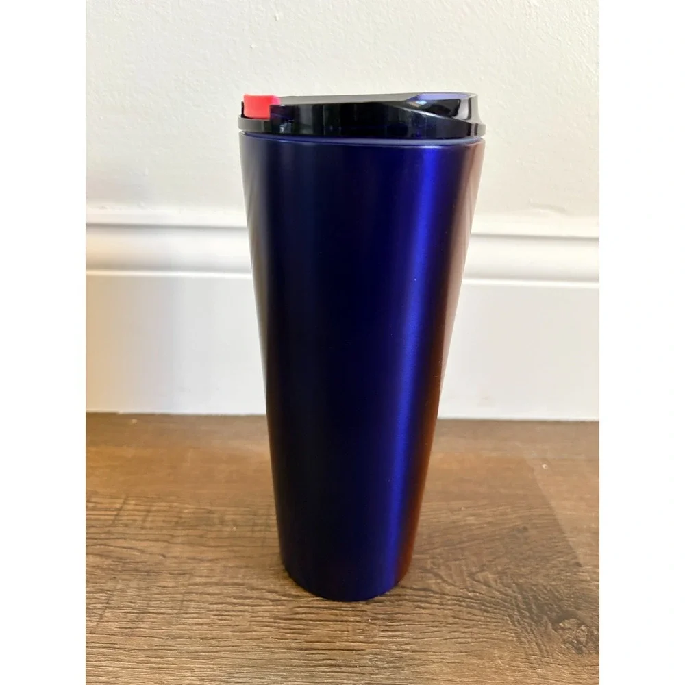 Starbucks 2022 Watermelon Red‎ & Blue Gradient Hot/Cold Stainless Tumbler